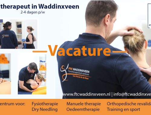 Vacature fysiotherapeut